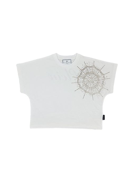 T-shirt, bambina, logata. PHILIPP PLEIN | S6PHJGTH183002
